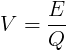 Voltage energy